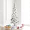 6ft. Unlit Flocked Atka Pine Pencil Artificial Christmas Tree